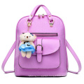 China Suppliers Wholesale Trend Backpack PU Bag Women With Toy